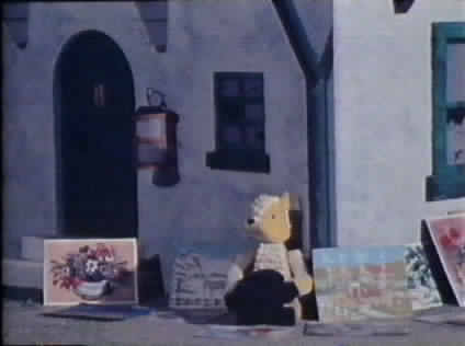 Larry on the street in Toytown