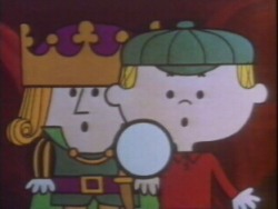 The pair look at all the treasure