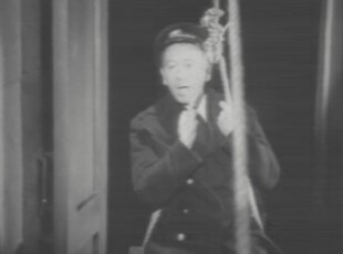 Sam has to winched up to the door