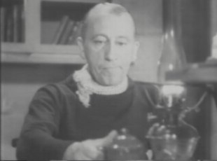 Sam listens to Claff about what happened to the previous light keepers