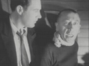 Both Jim and Sam hear something downstairs