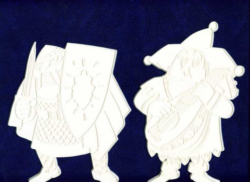 The Adventures of Sir Prancelot - Action Art - Silhouettes
