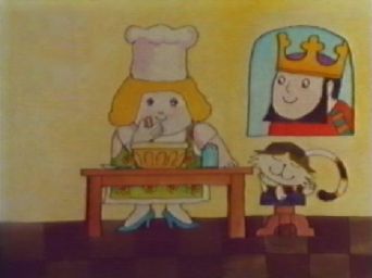 Bye bye Cook says King Rollo as he departs. Hamlet is not really asleep