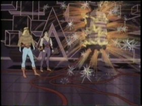 It all ends when Hercules destroys the power source