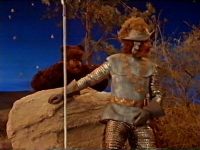 The guard is no match for the bear