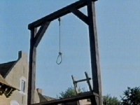 The Gallows awaits the soldier