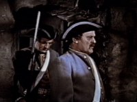 The guards escort the soldier to the gallows