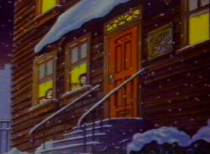 The children in the foster home witness the police trying to arrest Santa